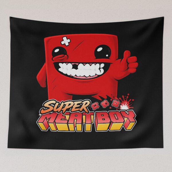 Item preview, Super Meat Boy Graffiti Grin designed and sold by nasr-say.