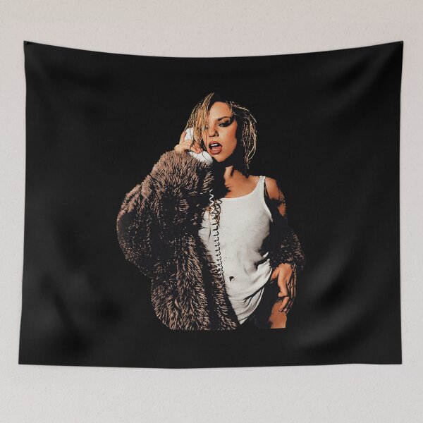 Item preview, Vintage Britney Spears Phone Fur Coat Style Tee designed and sold by Christoph84989.