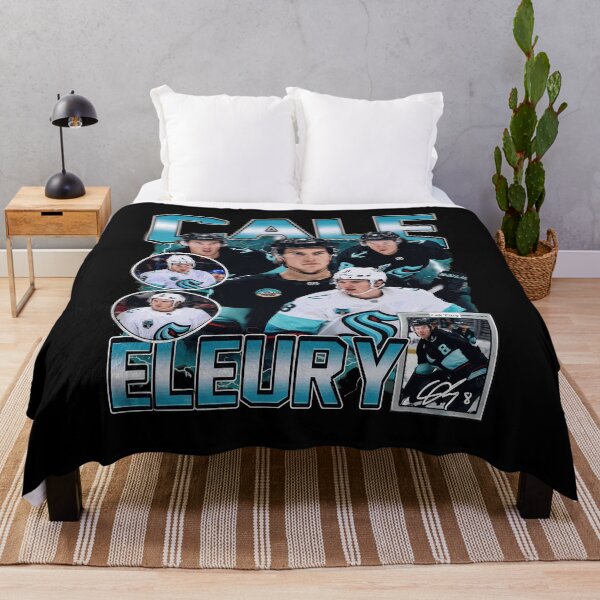 Item preview, Vintage Cale Fleury Seattle Kraken Hockey  designed and sold by MichaelGa37542.