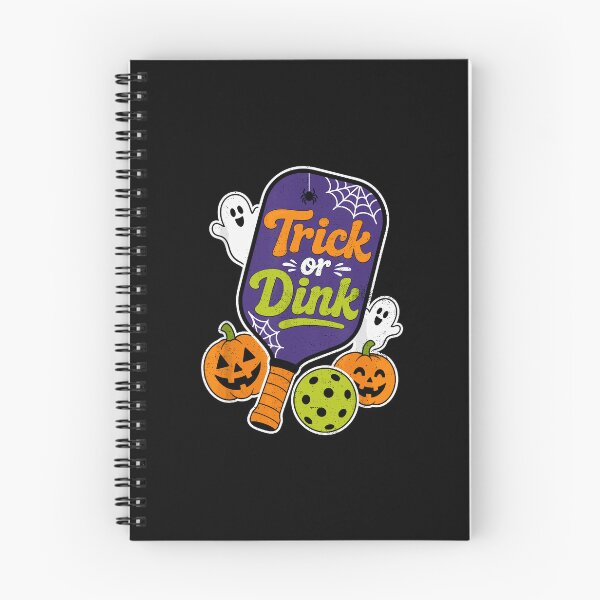 Aperçu de l'œuvre Halloween effrayant avec Spooky Dink Trick Or Dink Pickleball créée et vendue par ZariahNey.