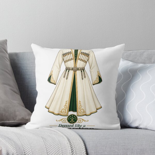 Item preview, Dressed Like a Kabardian White Cherkeska Circassian Design designed and sold by ys96.