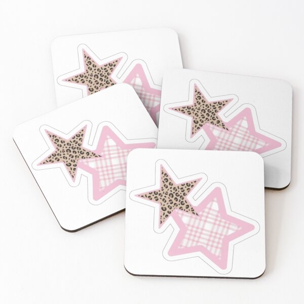 Item preview, ​Pink Preppy Stars Sticker designed and sold by ZyVoAli.