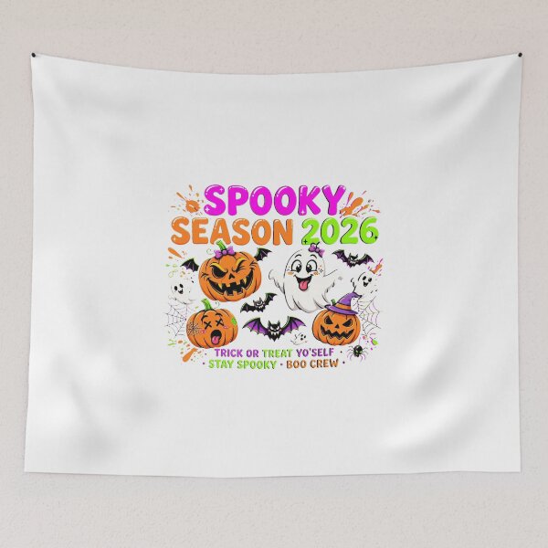 Item preview, Spooky Season 2026 PNG | Funny Halloween T-Shirt Design | Trick Or Treat Yo'Self Stay Spooky Boo Crew designed and sold by Csaba1983.
