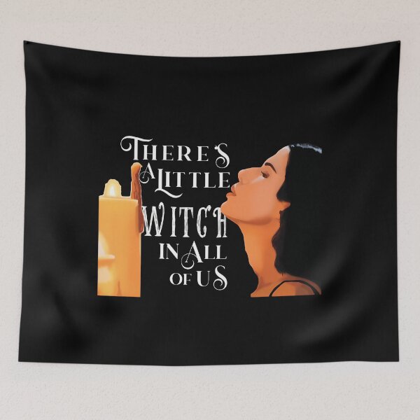 Item preview, A Little Witch Black Square designed and sold by Bosslydesign.