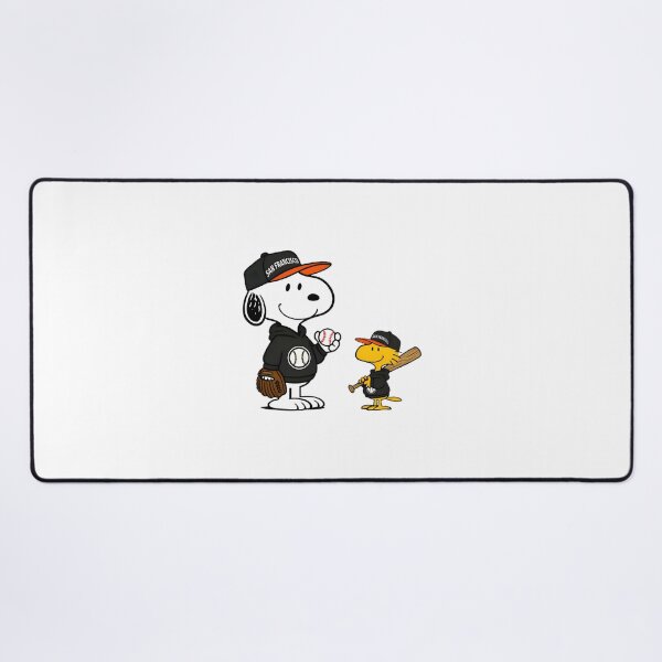 Item preview, San Francisco Baseball Inspired Design Featuring Snoopy and Woodstock Characters designed and sold by kelstgray.