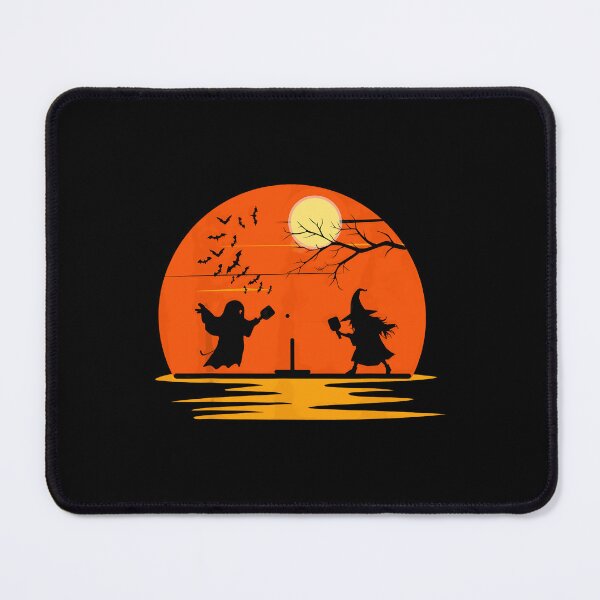 Item preview, Spooky Dink Ghost And Witch Playing Pickleball Halloween designed and sold by ZariahNey.