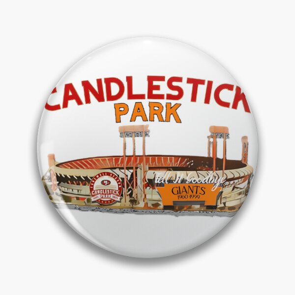 Item preview, Candlestick Park Vintage Stadium Illustration Artwork designed and sold by kelstgray.