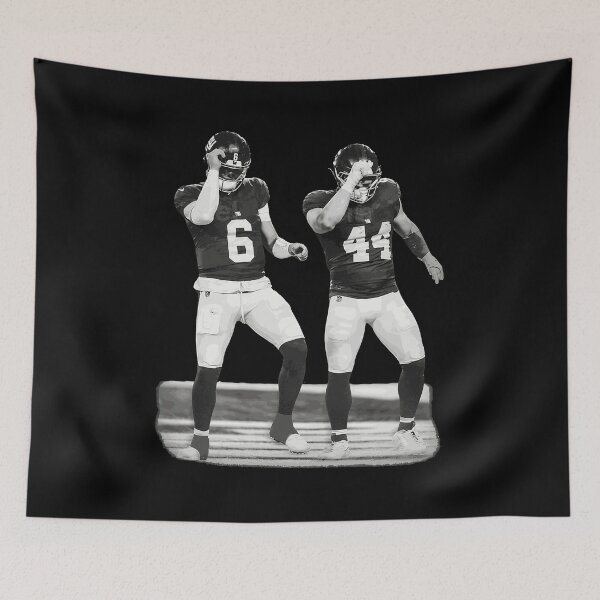 Item preview, Vintage Football Players 6 & 44 Celebration designed and sold by MichaelGa37542.