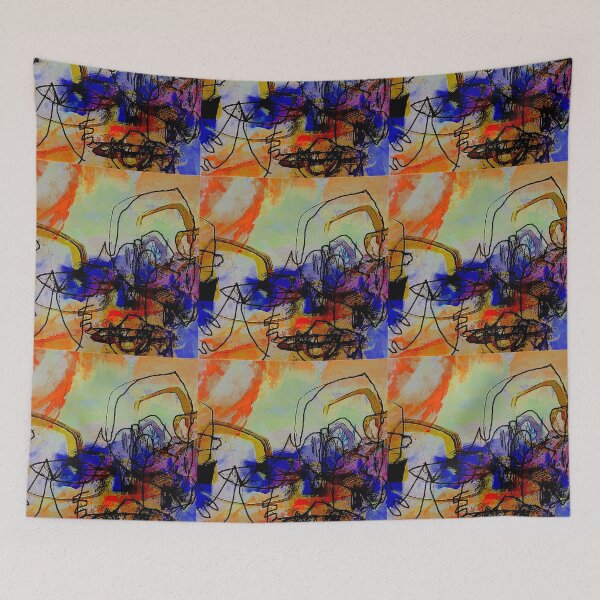Item preview, Abstract Line Painting designed and sold by ViaARTfactory.