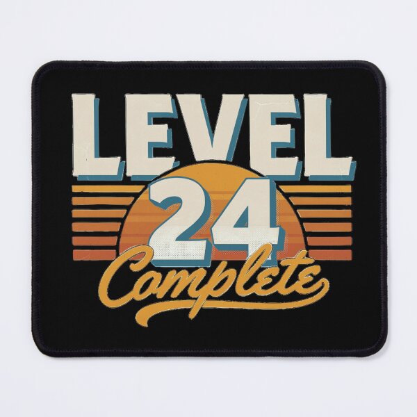 Item preview, Level 24 Complete 24th Birthday Gamer Retro Video Game Birthday designed and sold by Zizo-DR44.