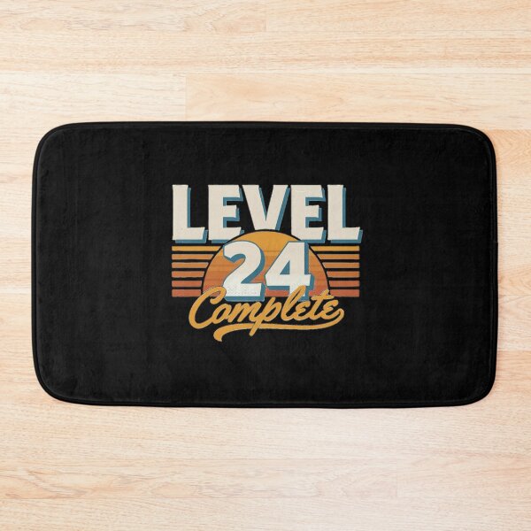 Item preview, Level 24 Complete 24th Birthday Gamer Retro Video Game Birthday designed and sold by Zizo-DR44.