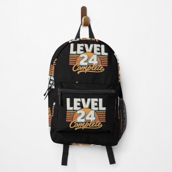 Item preview, Level 24 Complete 24th Birthday Gamer Retro Video Game Birthday designed and sold by Zizo-DR44.