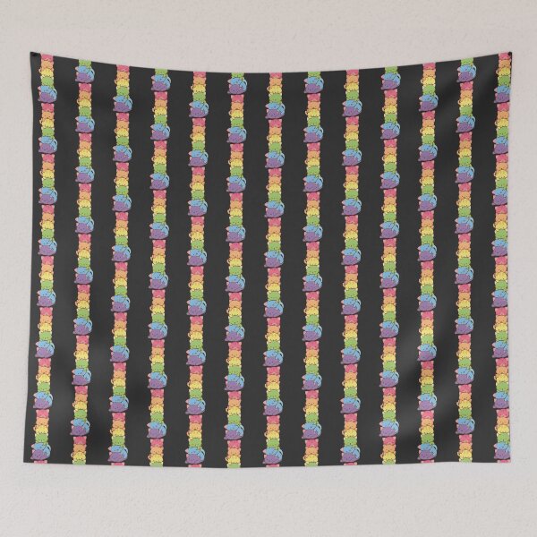 Item preview, Cute Kawaii Rainbow Cats with LGBT Gay Pride Flag Design designed and sold by bidois123.