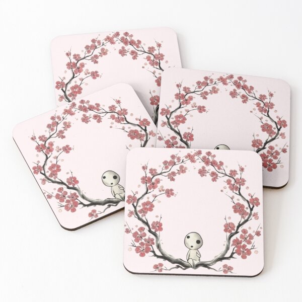 Item preview, Kodama Spirit inside Cherry Blossom Wreath designed and sold by Fictio ⭐​⭐​⭐​⭐​⭐​.