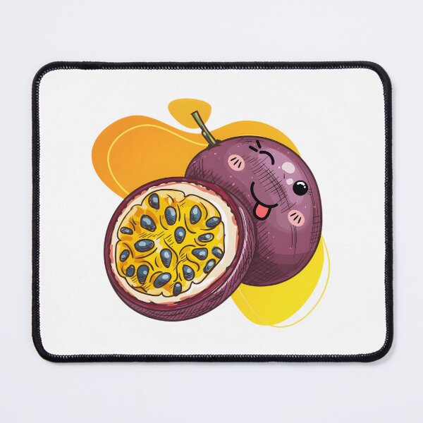 Item preview, Cute Kawaii Passionfruit Illustration with Smiling Face and Bright Colors designed and sold by bidois123.