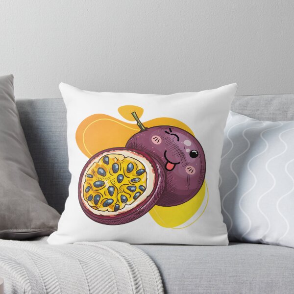Item preview, Cute Kawaii Passionfruit Illustration with Smiling Face and Bright Colors designed and sold by bidois123.