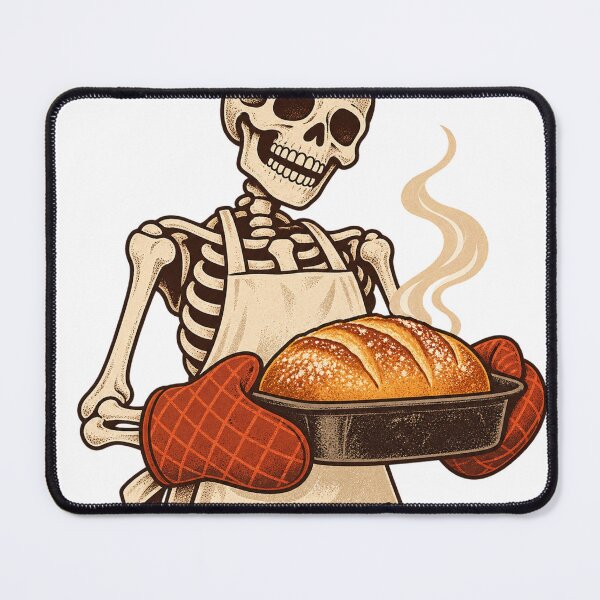 Item preview, Skeleton Baking A Loaf Of Bread designed and sold by S06PMarketing.