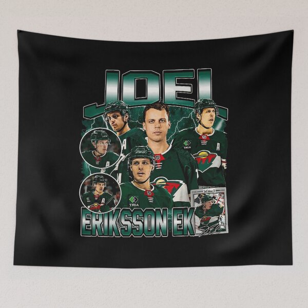 Item preview, Vintage Joel Eriksson Ek Minnesota Wild Hockey Fan  designed and sold by MichaelGa37542.