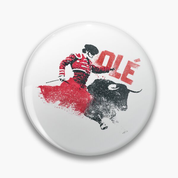 Item preview, Fierce Bull And Matador Arena Combat Stencil designed and sold by EdvvinStudios.