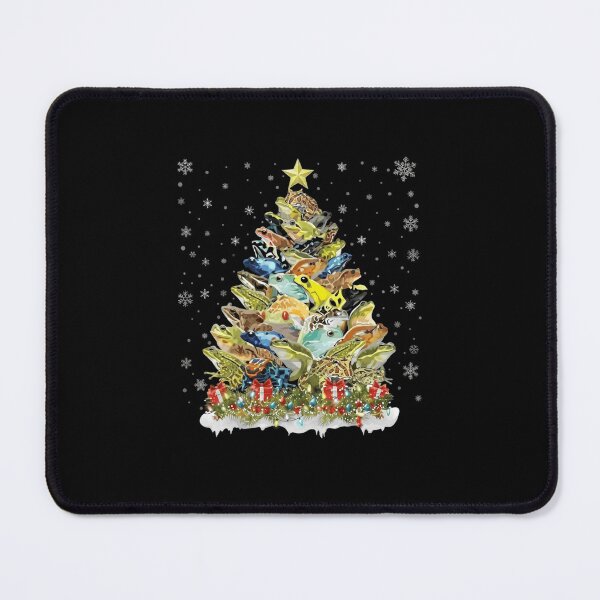 Item preview, Colorful Frog Christmas Tree with Star and Presents designed and sold by MiALopezArt.