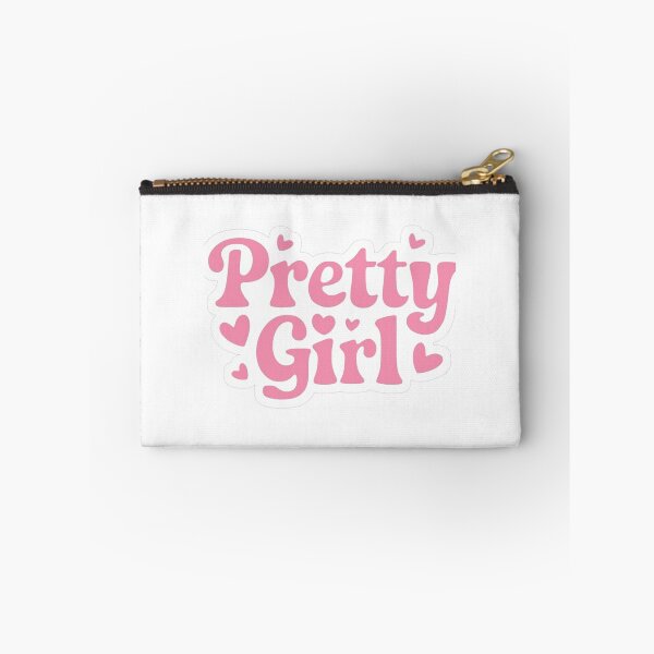 Item preview, Pretty Girl Pink Sticker | Cute Retro Bubble Letter Aesthetic Decal designed and sold by ZyVoAli.
