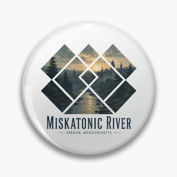 Item preview, Miskatonic River Arkham Massachusetts Vintage Gothic Landscape designed and sold by Extravanganzza.