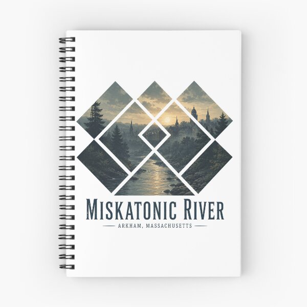 Item preview, Miskatonic River Arkham Massachusetts Vintage Gothic Landscape designed and sold by Extravanganzza.
