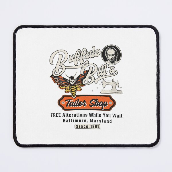 Item preview, Buffalo Bill's Tailor Shop Horror Movie Design designed and sold by Pearchmitt.