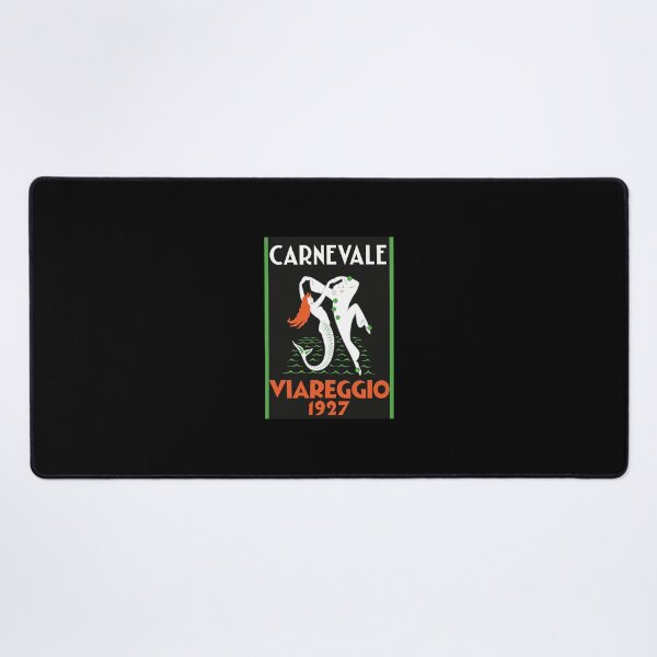Item preview, Carnevale Viareggio 1927 Mermaid Jester Art Deco Poster designed and sold by Pearchmitt.