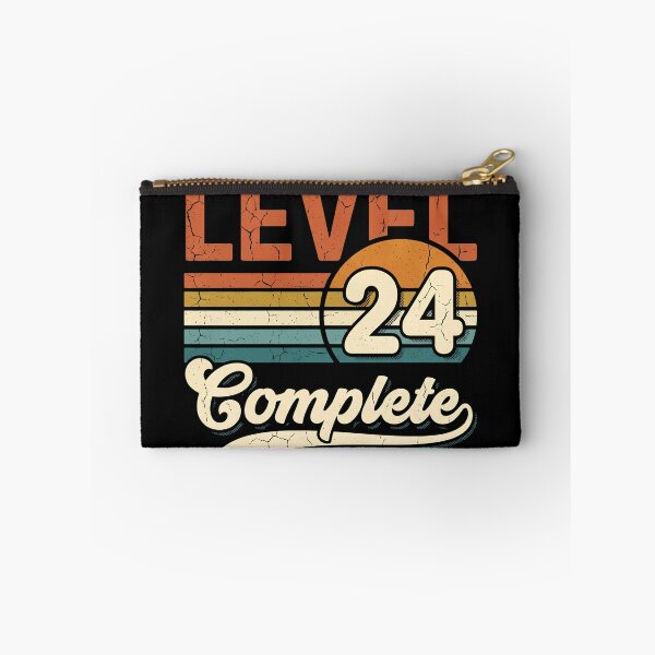 Item preview, Level 24 Complete 24th Birthday Gamer Retro Gaming Vintage Birthday Gift designed and sold by Zizo-DR44.