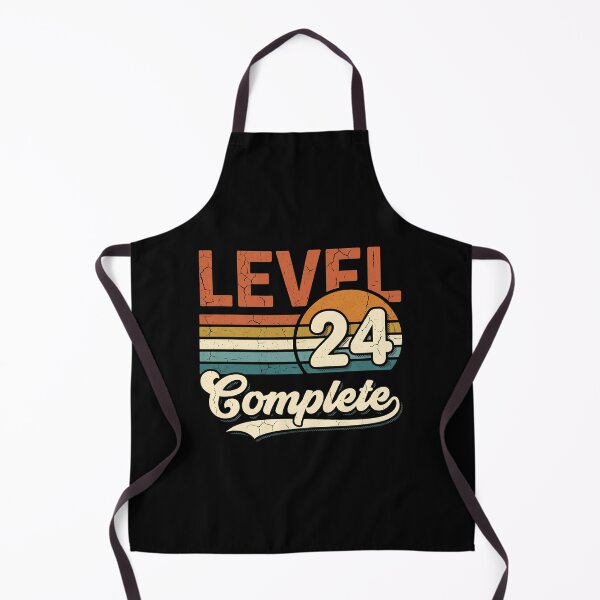 Item preview, Level 24 Complete 24th Birthday Gamer Retro Gaming Vintage Birthday Gift designed and sold by Zizo-DR44.