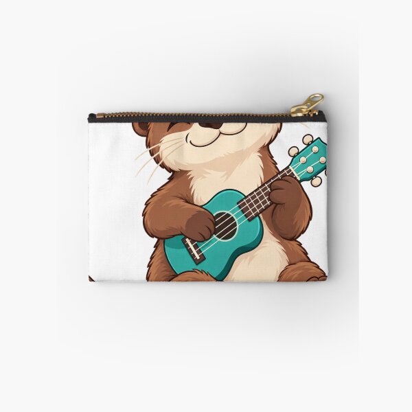 Item preview, Cute Otter Playing A Small guitar designed and sold by S06PMarketing.