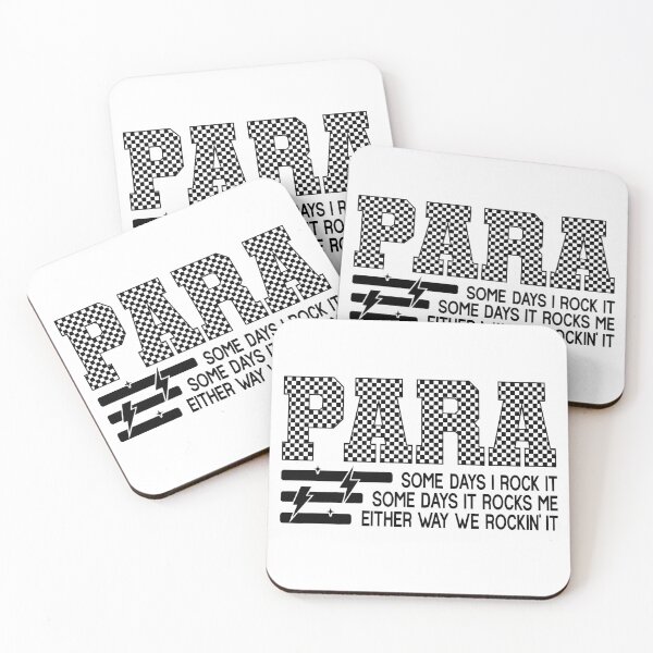 Item preview, Para Checkered Paraprofessional Teacher School Support Staff designed and sold by Lalanian-Shop.
