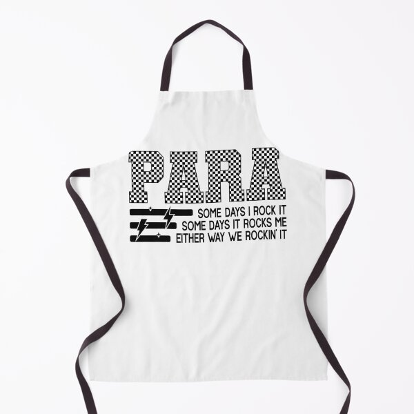 Item preview, Para Checkered Paraprofessional Teacher School Support Staff designed and sold by Lalanian-Shop.