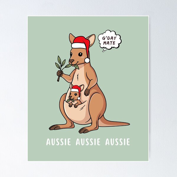 Item preview, Aussie Aussie Aussie Merry Christmas Faith Looks Good designed and sold by FaithLooksGood.