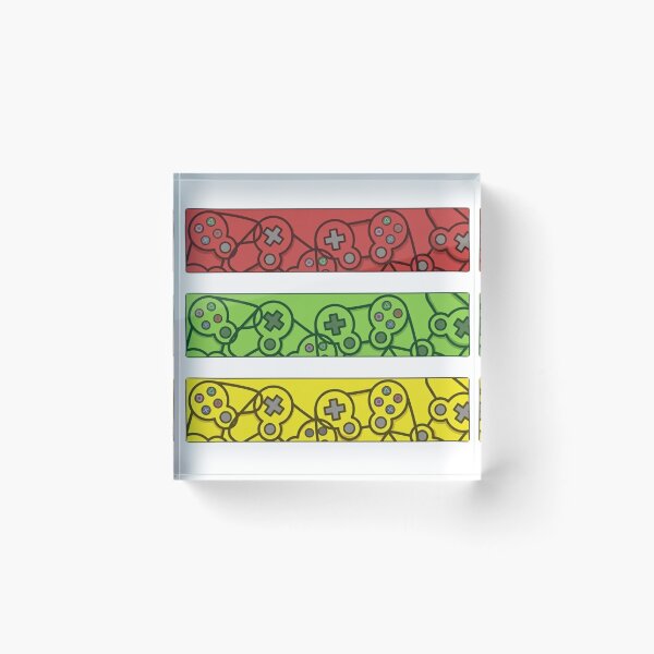 Item preview, Red Green and Gold controller designed and sold by gorillazone_co.