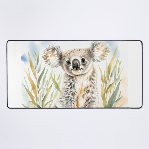 Artikelvorschau, Niedlicher Aquarell Koala auf einem Ast entworfen und verkauft von Hackl20.