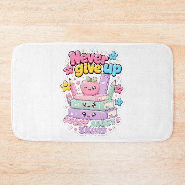 Item preview, Never Give Up Study Buddy Squ designed and sold by Emamohamed.
