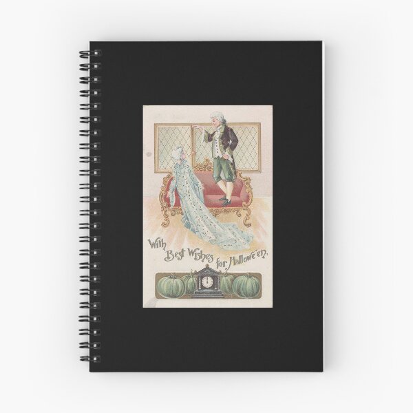 Item preview, With Best Wishes For Halloween - Vintage Greeting Card Illustration designed and sold by SedgeWren.
