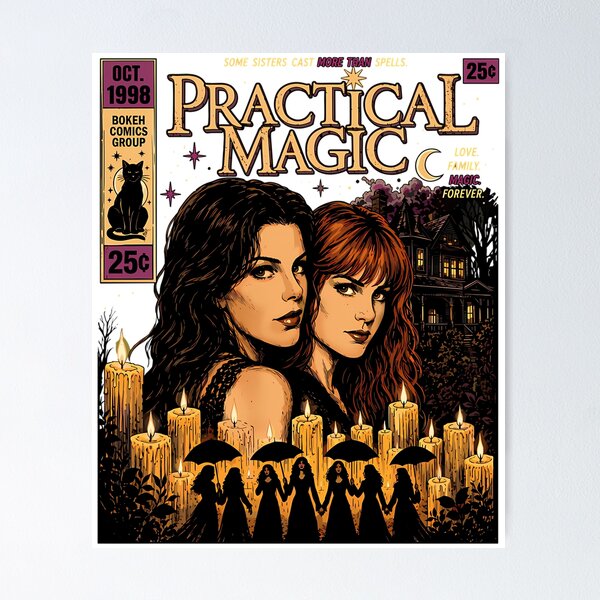 Item preview, Book Witch Sisters 1998 Horror Movie Halloween designed and sold by 22MIX.