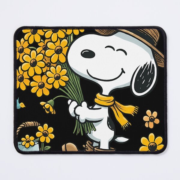 Item preview, Cute Snoopy Yellow Flowers designed and sold by MuseArtCo.