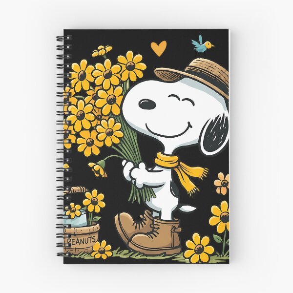 Item preview, Cute Snoopy Yellow Flowers designed and sold by MuseArtCo.