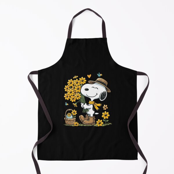 Item preview, Cute Snoopy Yellow Flowers designed and sold by MuseArtCo.