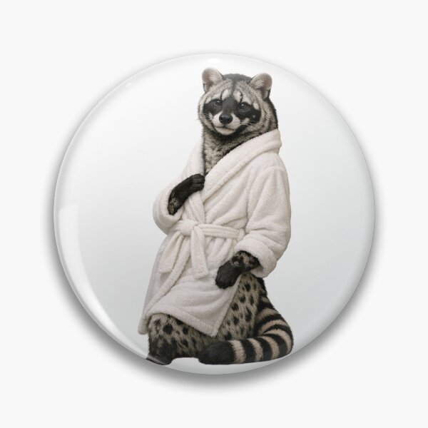 Item preview, African Civet Fluffy Bathrobe designed and sold by Sillytoe.