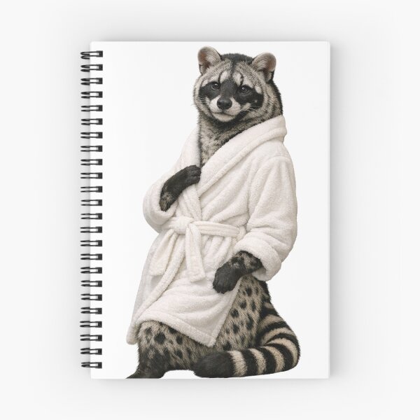 Item preview, African Civet Fluffy Bathrobe designed and sold by Sillytoe.