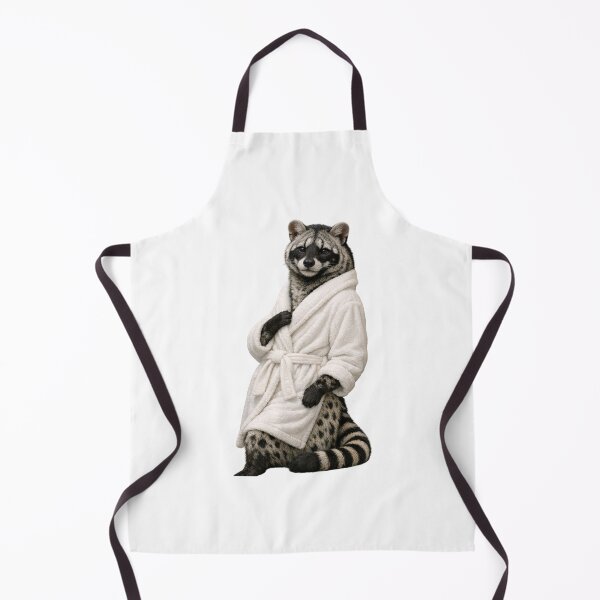 Item preview, African Civet Fluffy Bathrobe designed and sold by Sillytoe.