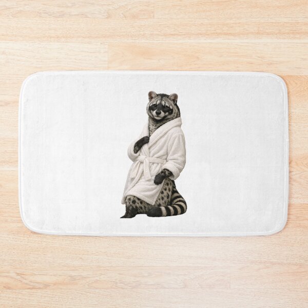 Item preview, African Civet Fluffy Bathrobe designed and sold by Sillytoe.