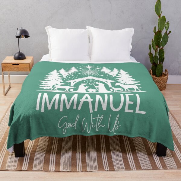 Item preview, Immanuel God With Us Merry Christmas Faith Looks Good designed and sold by FaithLooksGood.
