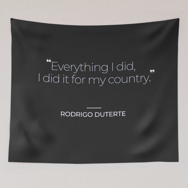 Aperçu de l'œuvre Citations de Duterte créée et vendue par TonsPOD.