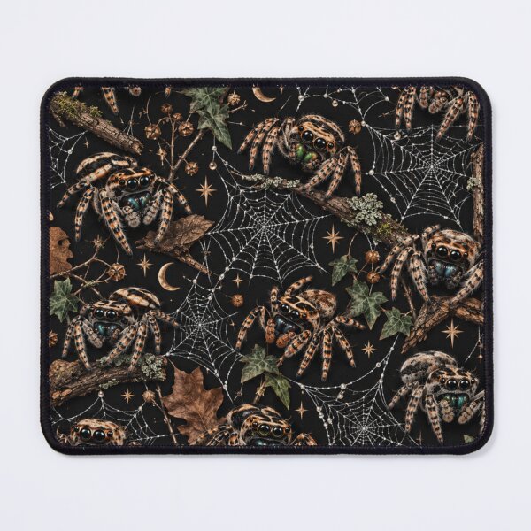 Item preview, Jumping spiders and cobwebs designed and sold by DisorderlyDigital.